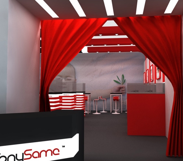 TonySame瞳理心3D展览展示设计